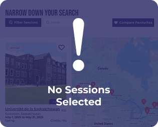 No Sessions Selected